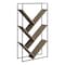 Monarch Specialties Bookshelf, Bookcase, Etagere, 3 Tier, 60"H, Office, Bedroom, Metal, Laminate, Brown, Black I 2201 - alternate 1
